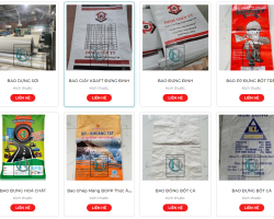 Bao pp dệt đóng phân gà
