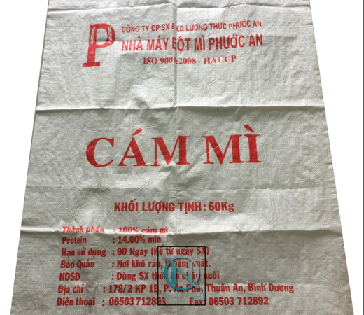 Bao pp dệt đựng cám