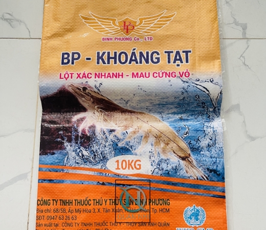 Bao ghép màng BOPP thức ăn cho tôm