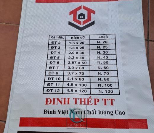 BAO GIẤY KRAFT ĐỰNG ĐINH